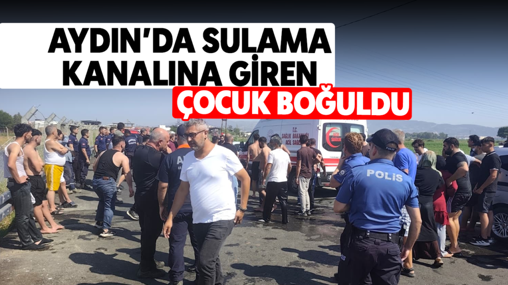 Aydın Efeler'de 12 Yaşındaki Arda’nın Kanal Kurtarışı