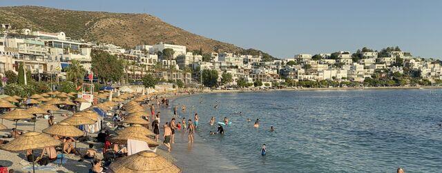 Bodrum'da Kavurucu Sıcaklar: Hissedilen Sıcaklık 45 Derece - Fotoğraf 2