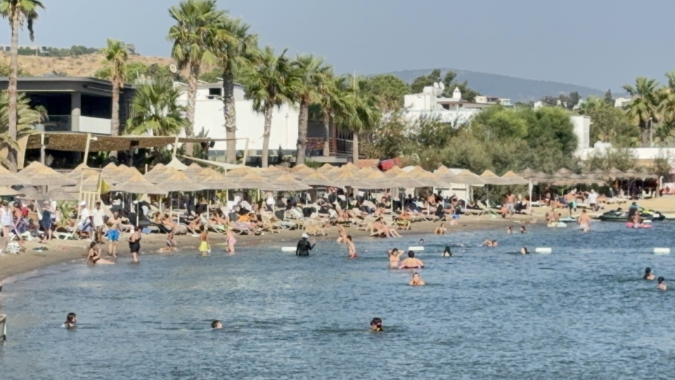 Bodrum'da Kavurucu Sıcaklar: Hissedilen Sıcaklık 45 Derece