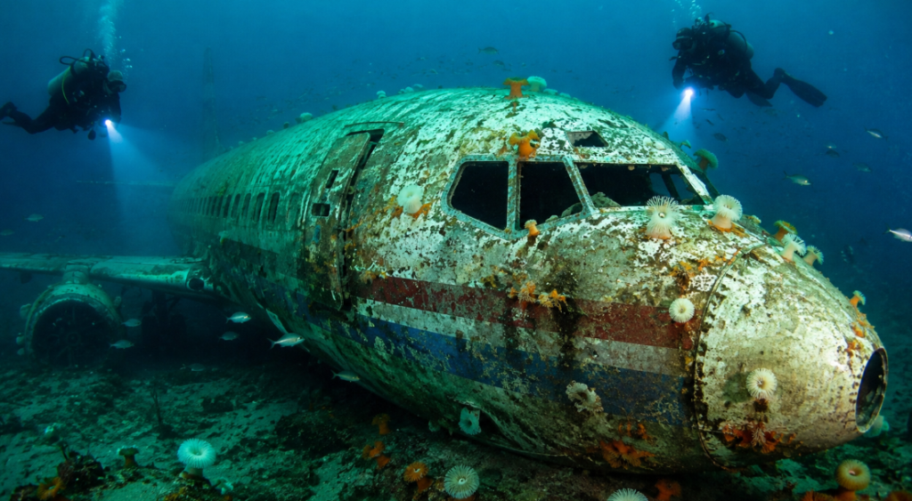 Boeing 737 Uçağı Denizin Dibinde Yapay Resife Dönüştü