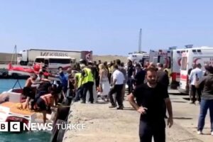 Girne Açıklarında Feribot