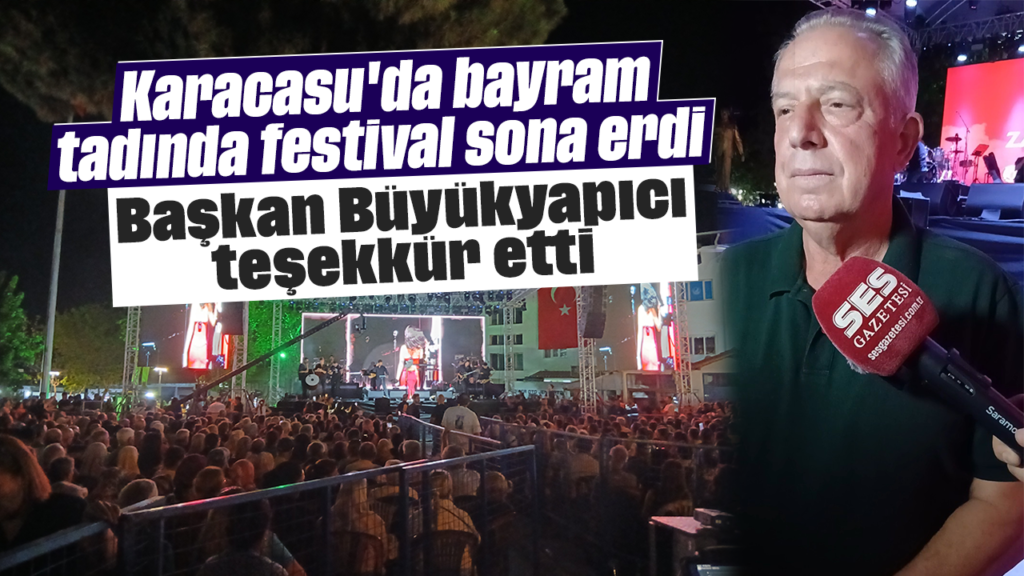 Karacasu'da Çifte Coşku: Festival ve Zafer Bayramı Kutlandı