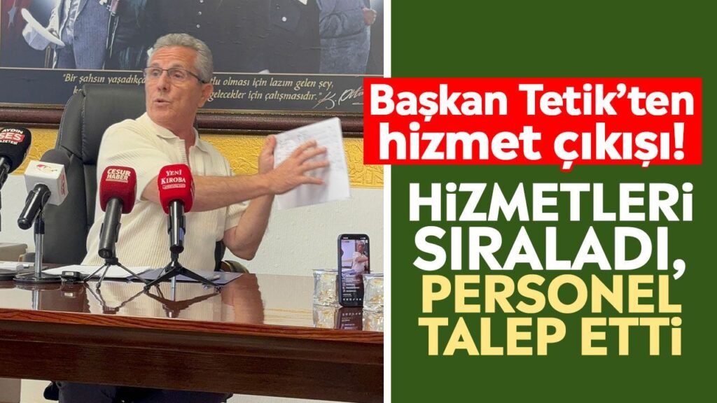 Nazilli'de Dev Dönüşüm: Başkan Ertuğrul Tetik Projeleri Açıkladı