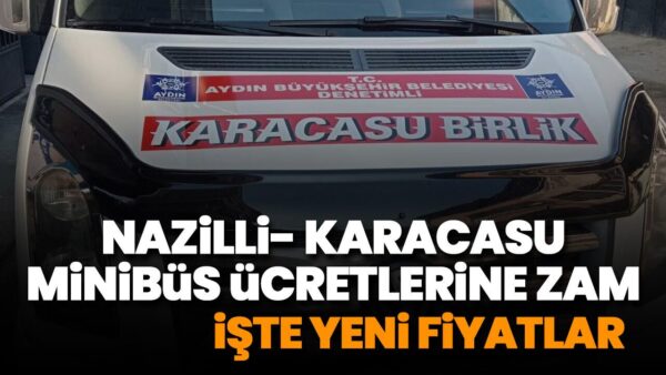 Aydın'da Karacasu-Nazilli Minibüs