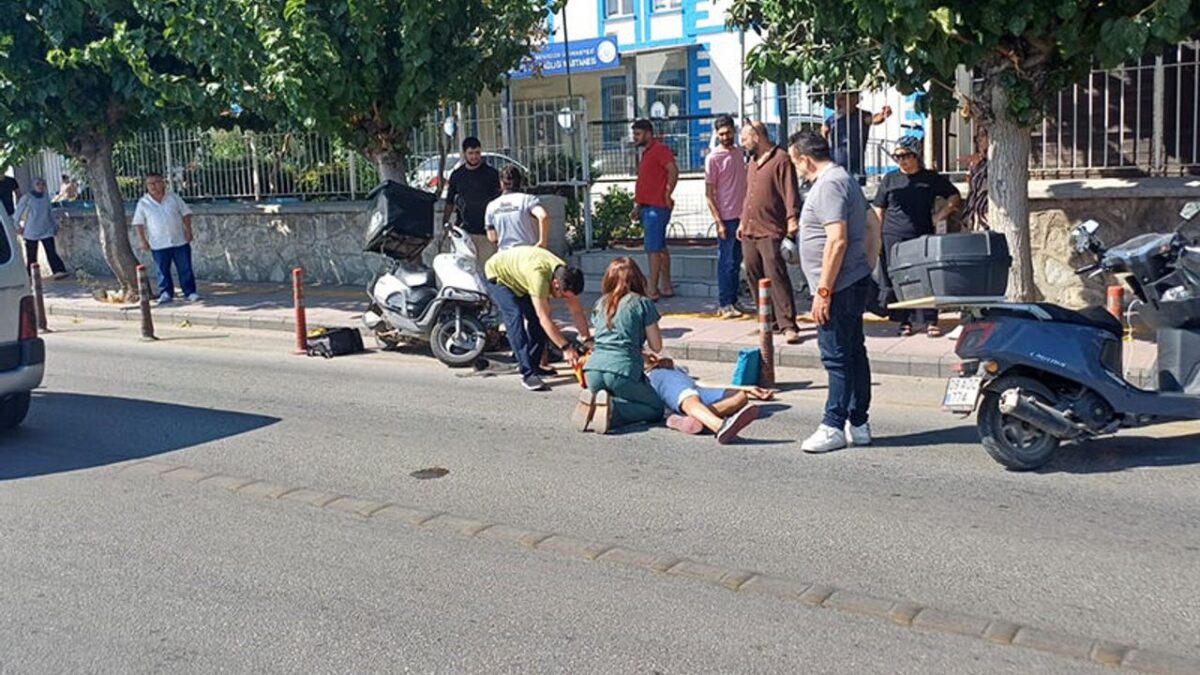 Aydın’da Motosiklet Kaza: