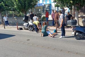 Aydın’da Motosiklet Kaza: