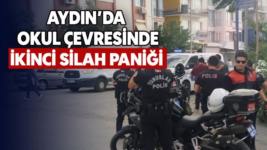 Aydın’da Okul Çevresinde Oyuncak Silah Panik Yaratıp Çocuklar Gözaltına Alındı