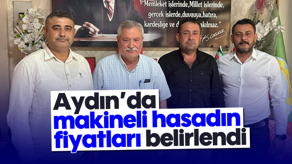 Aydın’da Pamuk, Ayçiçeği ve Mısır Makine Hasadı Ücretleri