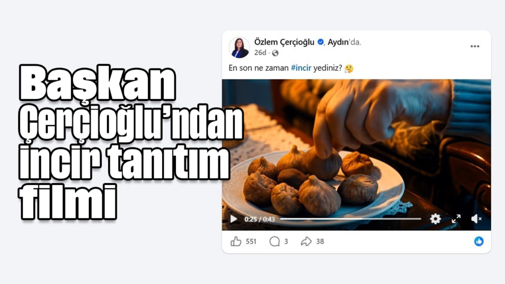 Başkan Çerçioğlu'ndan Aydın İnciri İçin Ulusal Tanıtım Hamlesi