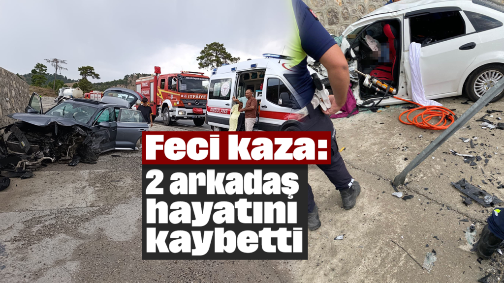 Denizli Çameli'de Kafa Kafaya Çarpışma: 2 Genç Hayatını Kaybetti