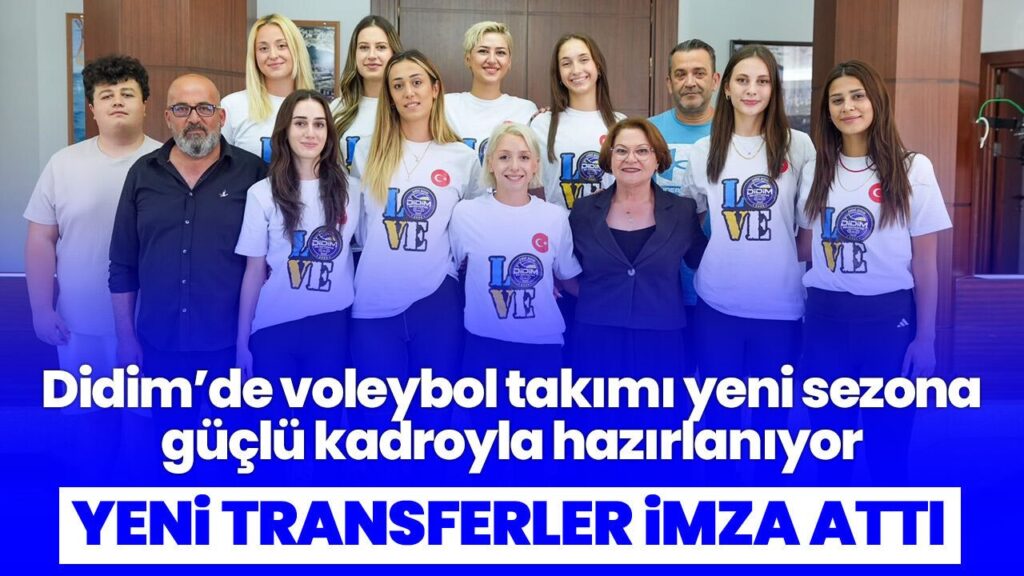 Didim Belediyespor Kadın Voleybol Takımı Yeni Sezona Hazır