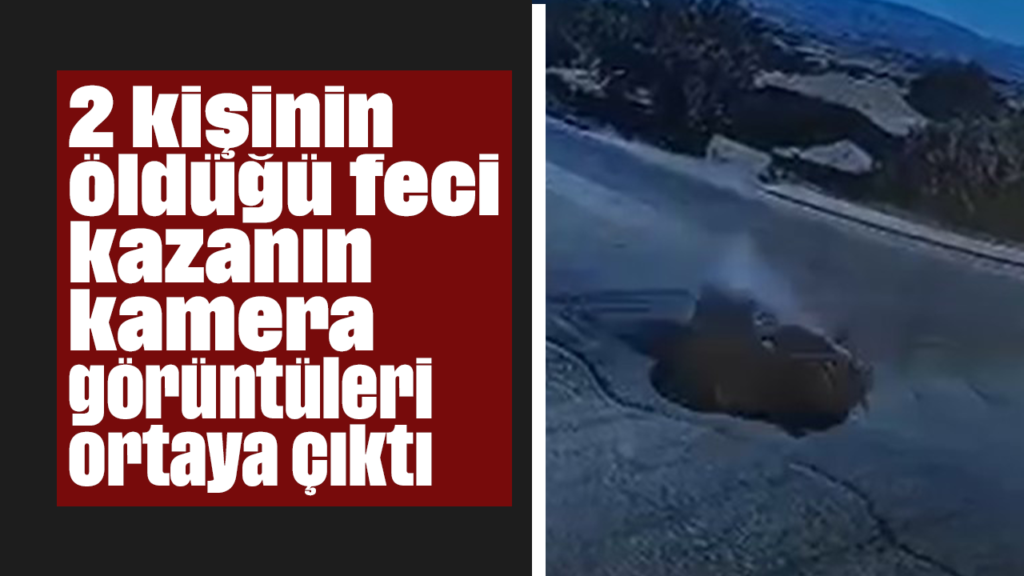 Elazığ-Yurbaşı yolunda 2 ölüm, 2 yaralanma: Görüntüler yayımlandı