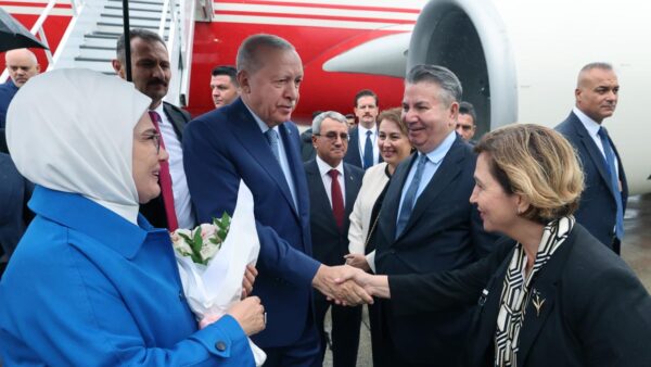 Erdoğan, ABD Türkevi'nde