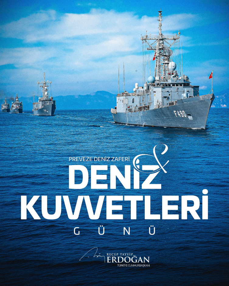 Erdoğan'la Preveze Zaferi 488. Yıl Dönümünde Deniz Günü Kutlandı