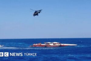 Girne Açıklarında Feribot