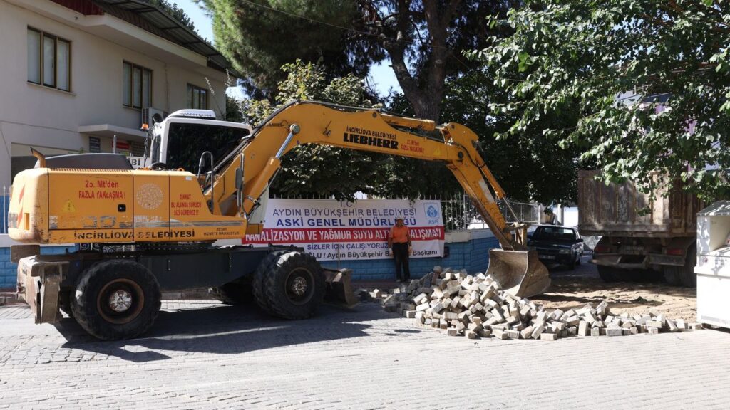 İncirliova Belediyesi İstiklal Mahallesi'nde Yol Yenileme Çalışmalarına Hızlı Başladı