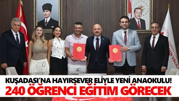 Kuşadası'na Hayırsever Desteğiyle