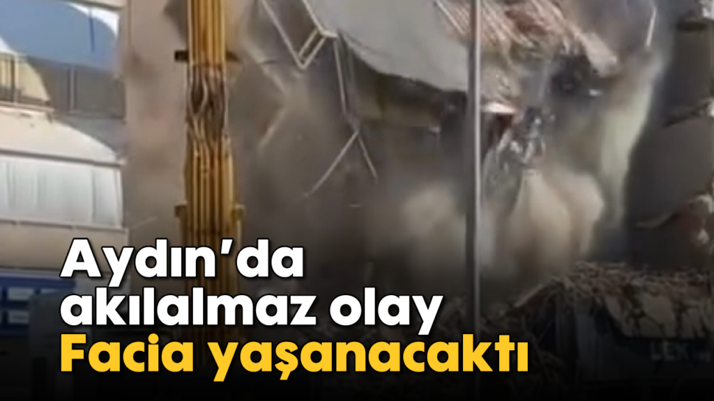 Kuşadası'nda Turgut Özal Bulvarı'nda Kontrolsüz Yıkım Ters Yöne Çöktü, Trafik Kaosu Yaşandı