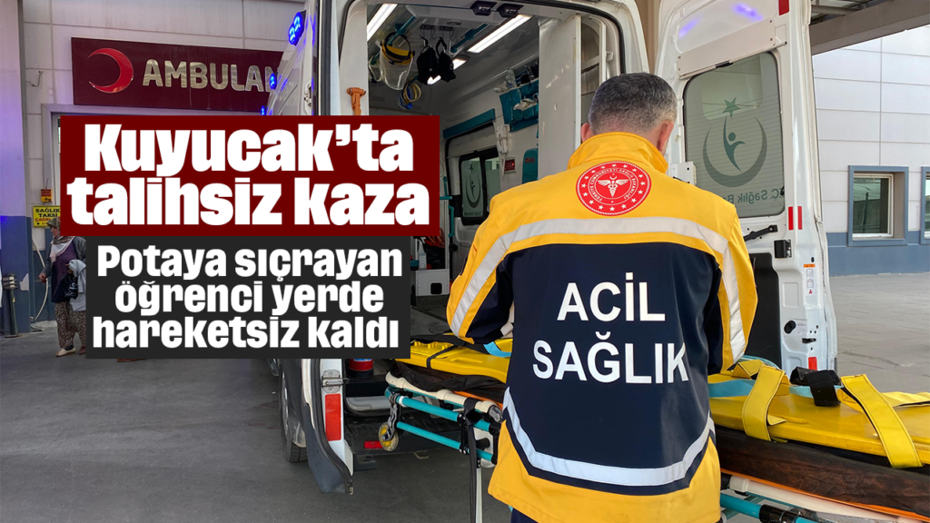 Kuyucak İmam Hatip Ortaokulu'nda Öğrencinin Potaya Sıçraması ve Ağır Kaza