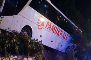 Manisa‑Balıkesir yolunda Pamukkale