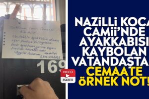 Nazilli Koca Camii’nde