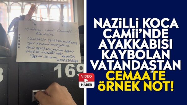 Nazilli Koca Camii’nde