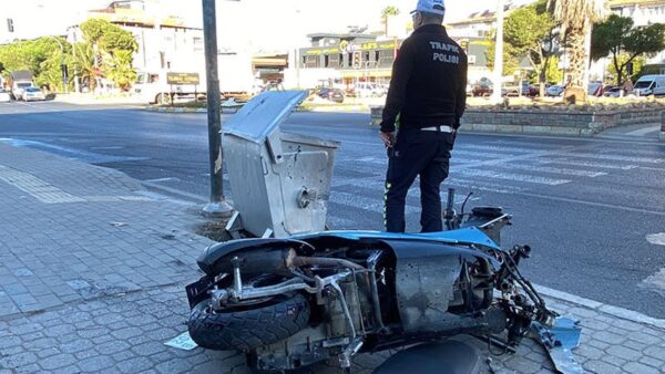 Nazilli'de Motosiklet Kaza: