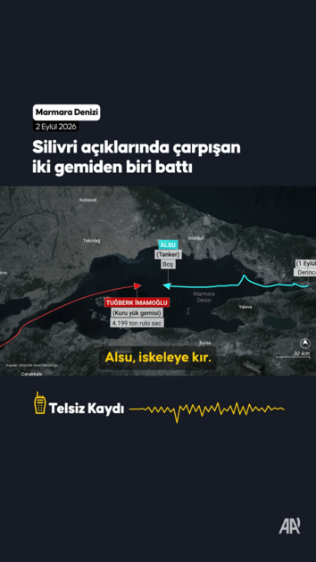 Silivri Açıklarında Facia: Batan Gemideki 10 Mürettebat Aranıyor