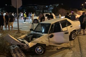Söke'de Motosiklet Kaza