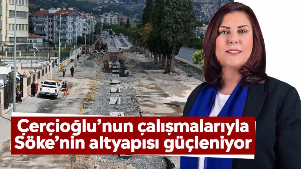 Söke’de Yağmur Suyu Menfezi Yapımıyla Altyapı Güçleniyor