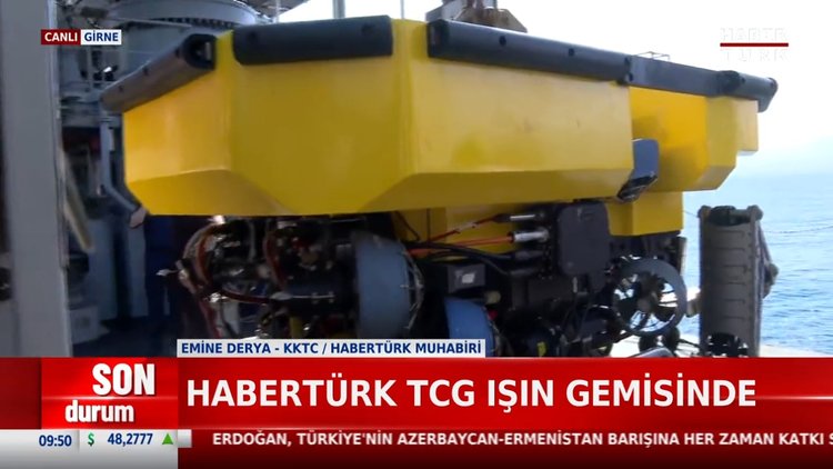 TCG Işın, KKTC'deki Feribot Faciasında Kayıp 20 Kişiyi Arayacak