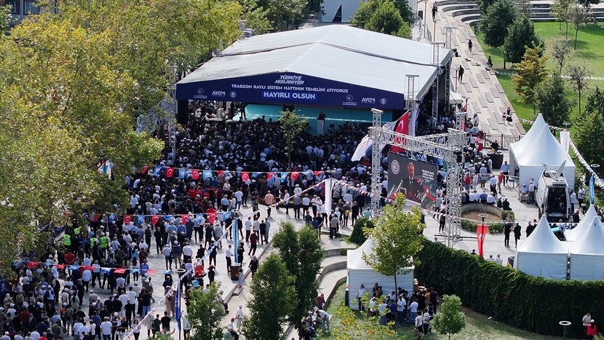 Trabzon Raylı Sistem Hattı Temel Atıldı: Şehir İçine Hızlı Nefes