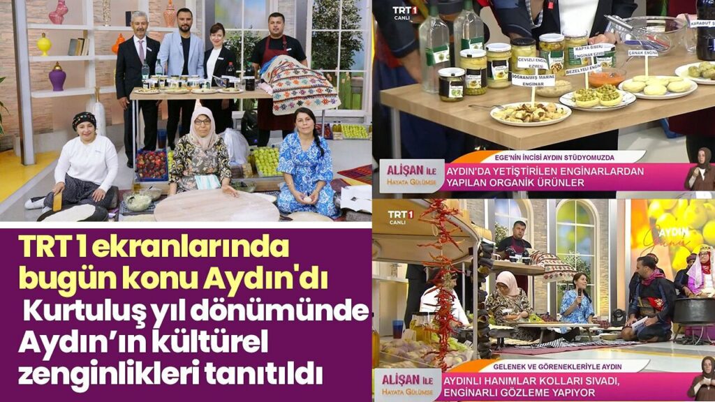 TRT 1'de Aydın'ın Kültürel Zenginlikleri Alişan'la Ekranlandı