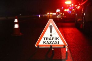 Ümraniye'de Şarampole Kaza: