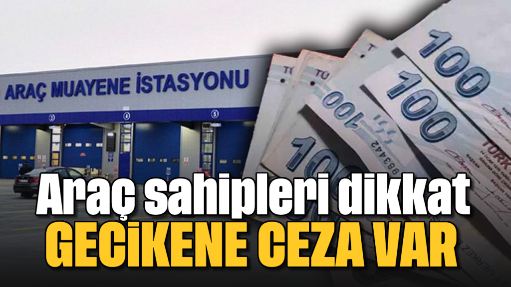 Araç Muayene Gecikmelerine Ek Bedel: Her Ay %5 Ceza ve Detayları