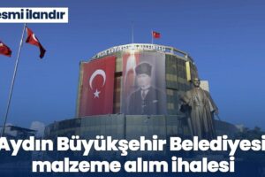 Aydın Büyükşehir Belediyesi'nden