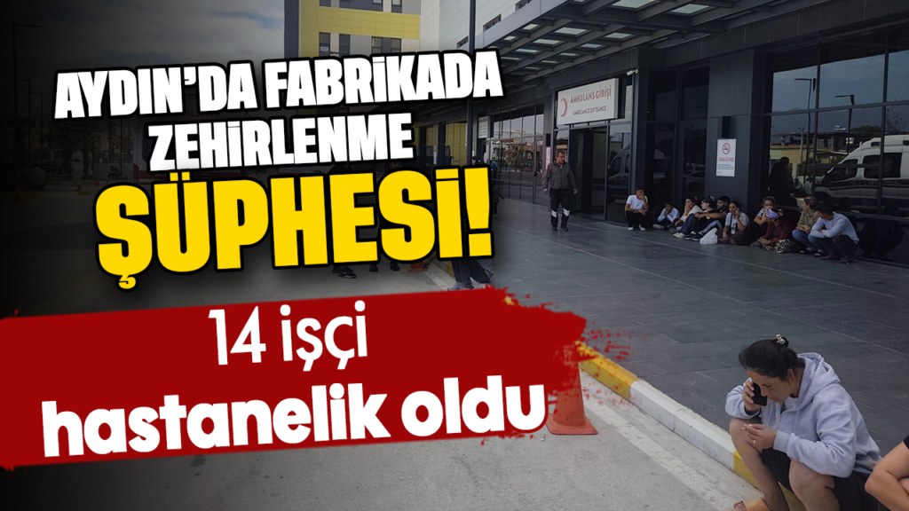 Aydın’da Fabrikada Zehirlenme Şüphesi: 14 İşçi Hastanelik Oldu