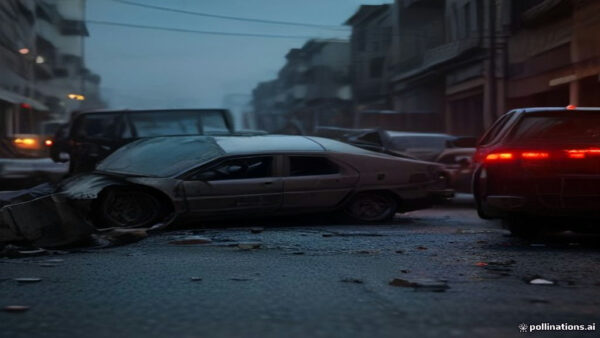 Aydın’da Otomobille Çarpışan