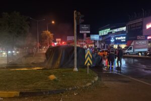 Aydın’da tırla çarpışan