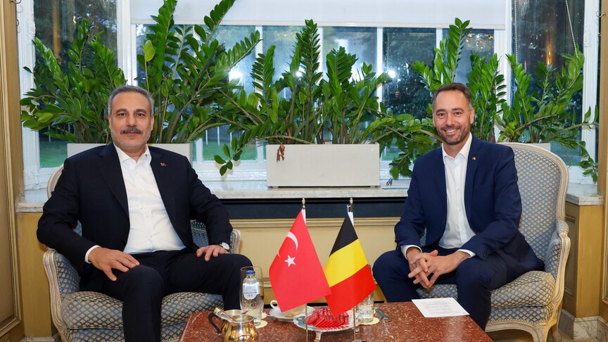 Bakan Fidan, Belçika Bakanı Prevot ile Brüksel'de Toplaştı