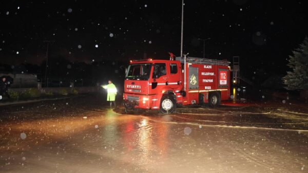 Elazığ'da Yoğun Yağışlar