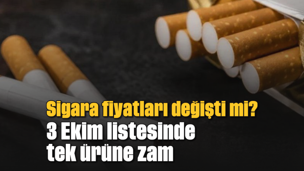 Marlboro Roll 50'ye 10 TL Zam: 3 Ekim 2026'da Tek Değişiklik