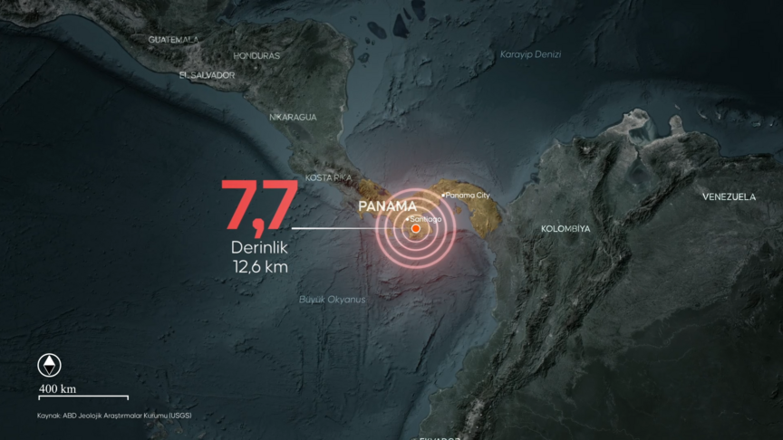 Panama'da 7.6 Büyüklüğünde Deprem: Tsunami Alarmı Verildi